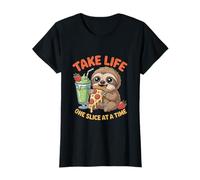 Amateurs de Pizza Paresseux : Prenez la Vie Une Tranche à la Fois T-Shirt
