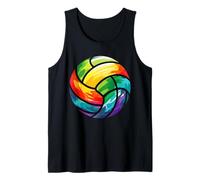 Amateurs de volleyball colorés pour adolescentes, filles et femmes Débardeur