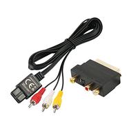 AMATHINGS Câble AV et adaptateur péritel IN/Out + S-Video/S-VHS pour Nintendo Gamecube, SNES, N64, GC, NGC