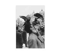 AMATWI Poster de Robert Doisneau 21 26 sur toile - Décoration murale pour salon, chambre à coucher - Style sans cadre - 30 x 45 cm