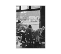 AMATWI Poster de Robert Doisneau 33 sur toile - Décoration murale pour salon, chambre à coucher - Style sans cadre - 30 x 45 cm