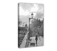 AMATWI Poster de Robert Doisneau 48 sur toile - Décoration de chambre à coucher, paysage sportif, bureau, chambre, cadeau, style cadre, 30 x 45 cm