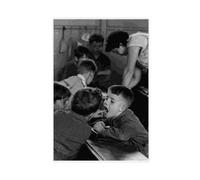 AMATWI Poster de Robert Doisneau sur toile - Décoration murale pour salon, chambre à coucher - Style sans cadre - 40 x 60 cm