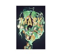 AMATWI Poster du film Jim Carrey The Mask 10 - Impression sur toile - Décoration murale pour salon, chambre à coucher - Style sans cadre - 30 x 45 cm