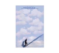 AMATWI Poster du film Jim Carrey The Truman Show 1 sur toile - Décoration murale pour salon, chambre à coucher - Style sans cadre - 30 x 45 cm