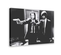 AMATWI Poster du film Pulp Fiction - 1 toile - Décoration de chambre à coucher - Paysage sportif - Décoration de bureau - Cadeau - Style cadre - 20 x 30 cm
