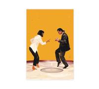 AMATWI Poster du film Pulp Fiction 50 sur toile - Décoration murale pour salon, chambre à coucher - Style sans cadre - 60 x 90 cm