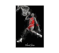 AMATWI Poster Michael Jordan 51 - Impression sur toile pour salon, chambre à coucher - Style sans cadre - 30 x 45 cm