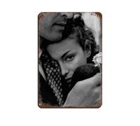 AMATWI Poster rétro Robert Doisneau 19 en métal - Décoration murale - 20 x 30 cm