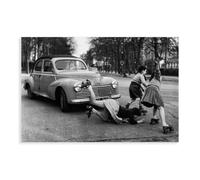 AMATWI Poster sur toile Robert Doisneau 7 - Décoration de chambre à coucher - Paysage sportif - Décoration de bureau - Cadeau sans cadre - 30 x 45 cm