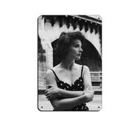 AMATWI Robert Doisneau Poster 46 en métal vintage pour pub, club, café, bar, maison, décoration murale, affiche rétro 20 x 30 cm