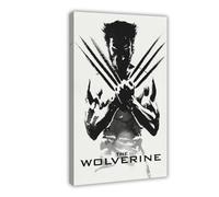 AMATWI Wolverine Poster du film Logan Hugh Jackman 26 sur toile - Décoration murale pour salon, chambre à coucher - Style cadre - 30 x 45 cm