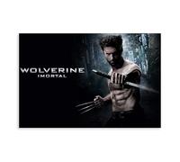 AMATWI Wolverine - Poster du film Logan Hugh Jackman sur toile pour décoration de chambre à coucher, bureau, chambre, cadeau, sans cadre, 30 x 45 cm