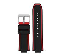 AMAUPCKCA Bracelet de Montre en Silicone GST-B400 for Casio G-Shock Coeur en Acier GST-B400 GST-B200 Bracelet de Sport étanche en Caoutchouc Convexe for Hommes(Black Red SK,GST-B200mm)