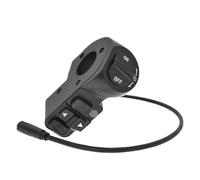 AMAUPCKCA DK410 Bouton Poussoir de klaxon de Phare, Clignotant, Interrupteur à Verrouillage Automatique, Prise WP for vélo électrique et Scooter