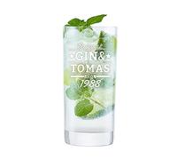 AMAVEL Verre avec Gravure Personnalisée Nom et Date, Verre pour Longdrinks et Cocktails, 500 ML