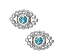 Amaxer Boucles d'oreilles chics bleu contre le mauvais œil pour femmes et filles avec cristaux de zircone cubique scintillants pierres de zircone cubique turque protection chanceuse boucles d'oreilles