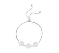 Amaxer Bracelet Saint Benoît de Nursie pour femme St Benoît Exorcisme Catholique Croix Romaine Protecteur religieux Acier Inoxydable Bracelet à breloques Chaîne, taille unique, Acier inoxydable, Acier