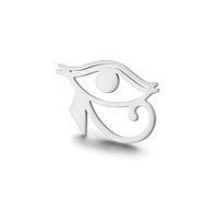 Amaxer Broche œil d'Horus - Symbole viking égyptien - Pour sac à dos, chapeau, sac à dos - Accessoires de décoration, L50, Acier inoxydable, Non
