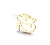 Amaxer Broche œil d'Horus - Symbole viking égyptien - Pour sac à dos, chapeau, sac à dos - Accessoires de décoration, L50, Acier inoxydable, Non