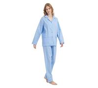 Amaxer Femmes Deux Pièces Pyjama Coton Pyjama Set Manches Longues Nightwear Home Suit Sleepwear et Pyjama Pants Lounge Sets