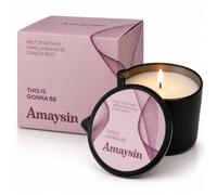 Amaysin Bougie de Massage Vanille 180g - Idée Cadeau