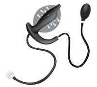 AMAZBEE Butt Plug Gonflable Anal Point G Stimulation Anal Sex Toy Training Enema and Masturbation Device Buttplug Anal Expert Sex Toy for Outside Wear