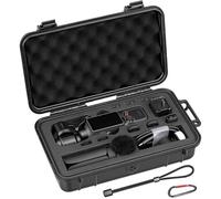 AMAZEAR Étui de Transport Rigide étanche pour DJI OSMO Pocket 4 - Coque de Protection Mallette, Sac de Voyage Compact pour Accessoires Creator Combo, Noir