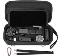AMAZEAR Étui pour DJI Osmo Pocket 4 Pro Accessoires - Coque pour Pocket 4P | étui avec sangle, dragonne & mousqueton, protection & rangement accessoires, Compatible avec DJI Osmo Pocket 4 Pro/4/4P