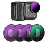 AMAZEAR Kit de Filtres ND & CPL pour Insta360 Go Ultra - Insta 360 Go Ultra Accessoires ND8+ND16+ND32+CPL pour Objectif | 4 Pièces | Verre Optique | HD | Anti-Traces | Fixation Facile