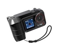 AMAZEAR Poignée d'obturation pour DJI OSMO Action 5 Pro, poignée de caméra de capture de rue avec support magnétique à dégagement rapide, style reflex numérique, instantané, accessoires cool et