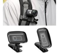 AMAZEAR Support à clip pour accessoires DJI Osmo Nano, clip multifonction Osmo Nano (casquette, sac à dos, col, bandoulière, bandeau, lunettes), support magnétique réglable à 360° pour cyclisme