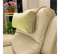 AmazeCov Coussin de tête antidérapant pour fauteuil inclinable - Coussin de soutien du cou avec housse en velours pour soulager la douleur à la maison, au bureau et en voyage (beige)