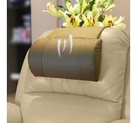 AmazeCov Coussin de tête antidérapant pour fauteuils inclinables - Coussin de Soutien du Cou en Mousse à mémoire de Forme avec Housse en Cuir perforé Respirant, offrant Un soulagement à la Maison, au
