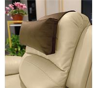 AmazeCov Coussin de tête inclinable en velours avec base antidérapante - Support de cou réglable pour soulager la douleur à la maison, au bureau et en voyage (marron)