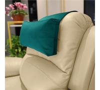 AmazeCov Coussin de tête inclinable en velours avec base antidérapante - Support de cou réglable pour soulager la douleur à la maison, au bureau et en voyage (bleu sarcelle)