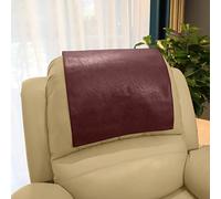 AmazeCov Housse d'appui-tête antidérapante pour meubles, housse de protection en vinyle pour appuie-tête de chaise inclinable, housse de siège de cinéma pour la maison et le bureau, 43,2 x 68,6 cm,