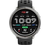 Amazfit Montre connectée Active 2 Hyrox – Écran AMOLED 1,32" GPS Bluetooth 5.2 Argenté Noir