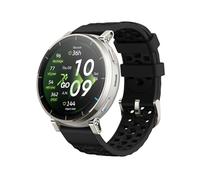 Amazfit Active 3 Premium Montre Connectée GPS pour Running, Écran AMOLED 1,32" en Saphir, Autonomie 12 Jours, 4 Go, NFC, Cartes Hors Ligne, 170+ Modes Sport, 5 ATM, Smartwatch pour Android & iPhone
