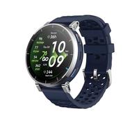 Amazfit Active 3 Premium Montre Connectée GPS pour Running, Écran AMOLED 1,32" en Saphir, Autonomie 12 Jours, 4 Go, NFC, Cartes Hors Ligne, 170+ Modes Sport, 5 ATM, Smartwatch pour Android & iPhone