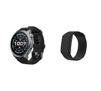 Amazfit Balance 2 Montre Connectée Homme 47mm + Helio Strap Bracelet d'Activité, Suivi Sommeil & Cardio