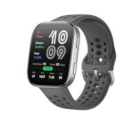 Amazfit Bip 6 Smart Watch 46 mm, batterie de 14 jours, AMOLED, GPS et matériel gratuit, AI, fonction de texte d'appel Bluetooth, santé, fitness Tracker, 140 modes d'entraînement, 5 ATM, Charbon