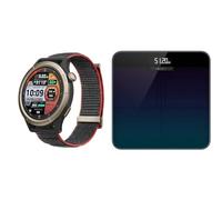 Amazfit Cheetah Pro Montre Intelligente de Course Ronde avec GPS Bi-Bande, Navigation d'Itinéraire et Cartes Hors Ligne + Pèse Personne Impédancemètre, Balance Connectée WiFi+Bluetooth