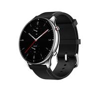 Amazfit GTR 2 Montre Connectée Homme, Trackers d'Activité 5 ATM Etanche avec GPS Intégré, 12 Modes Sportifs, 3Go Mémoire Musicale, Support Appel Bluetooth pour Iphone/Android (Inoxydable) Black Rond