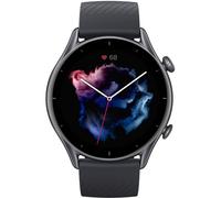 Amazfit GTR 3 - Montre connectée avec bracelet - silicone - noir tonnerre - taille du poignet : 155-218 mm - affichage 1.39" - Bluetooth - 32 g
