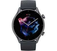 Amazfit GTR 3 Pro - Montre connectée avec bracelet - fluoroélastomère - noir infini - taille du poignet : 155-218 mm - affichage 1.45" - Wi-Fi, Bluetooth - 32 g