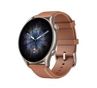 Amazfit GTR 3 Pro 3,68 cm (1.45 ) AMOLED 46 mm Numérique 480 x 480 pixels Écran tactile Marron Wifi GPS (satellite)