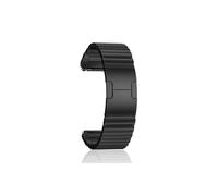 Amazfit GTR 3 Pro Sangle Métal Fermeture à Pression Latérale Split Design KRD35 Noir | Couleur: Noir Noir