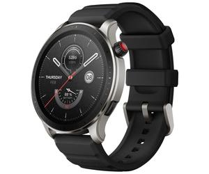 Amazfit GTR 4, 46 mm, Montre Connectée Homme Alexa, AMOLED, SpO2, 150+ Modes Sportifs, GPS & Bi-Bande, Appel Bluetooth, Autonomie de 14 Jours, Smartwatch Version Française, Noir