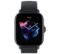 Amazfit GTS 3 - Montre connectée avec bracelet - silicone - noir graphite - taille du poignet : 155-218 mm - affichage 1.75" - Bluetooth - 24.4 g